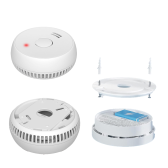 Detector de humo autónomo con batería 9VDC Siterwell GS536GB