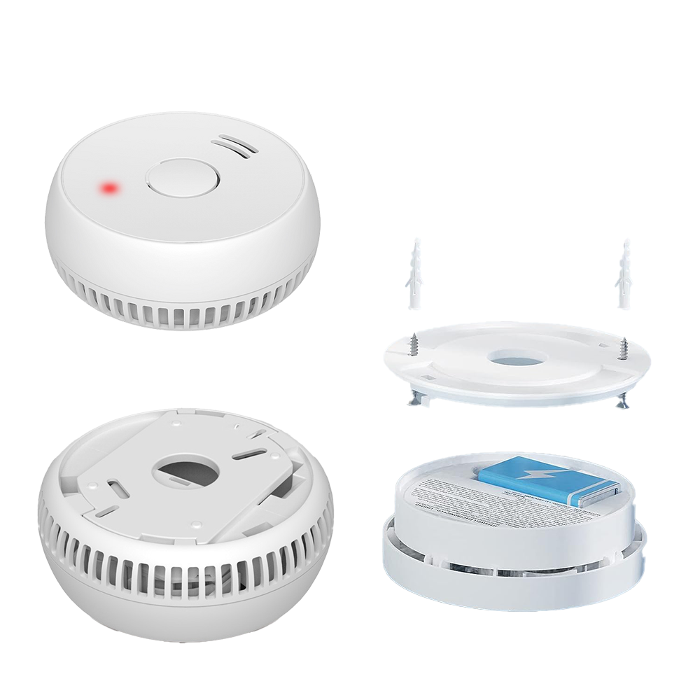 Detector de humo autónomo con batería 9VDC Siterwell GS536GB