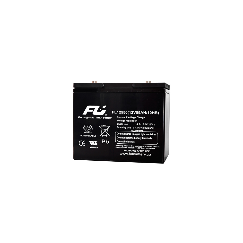 FL12550GS Batería sellada 12V-55AH Fulibattery
