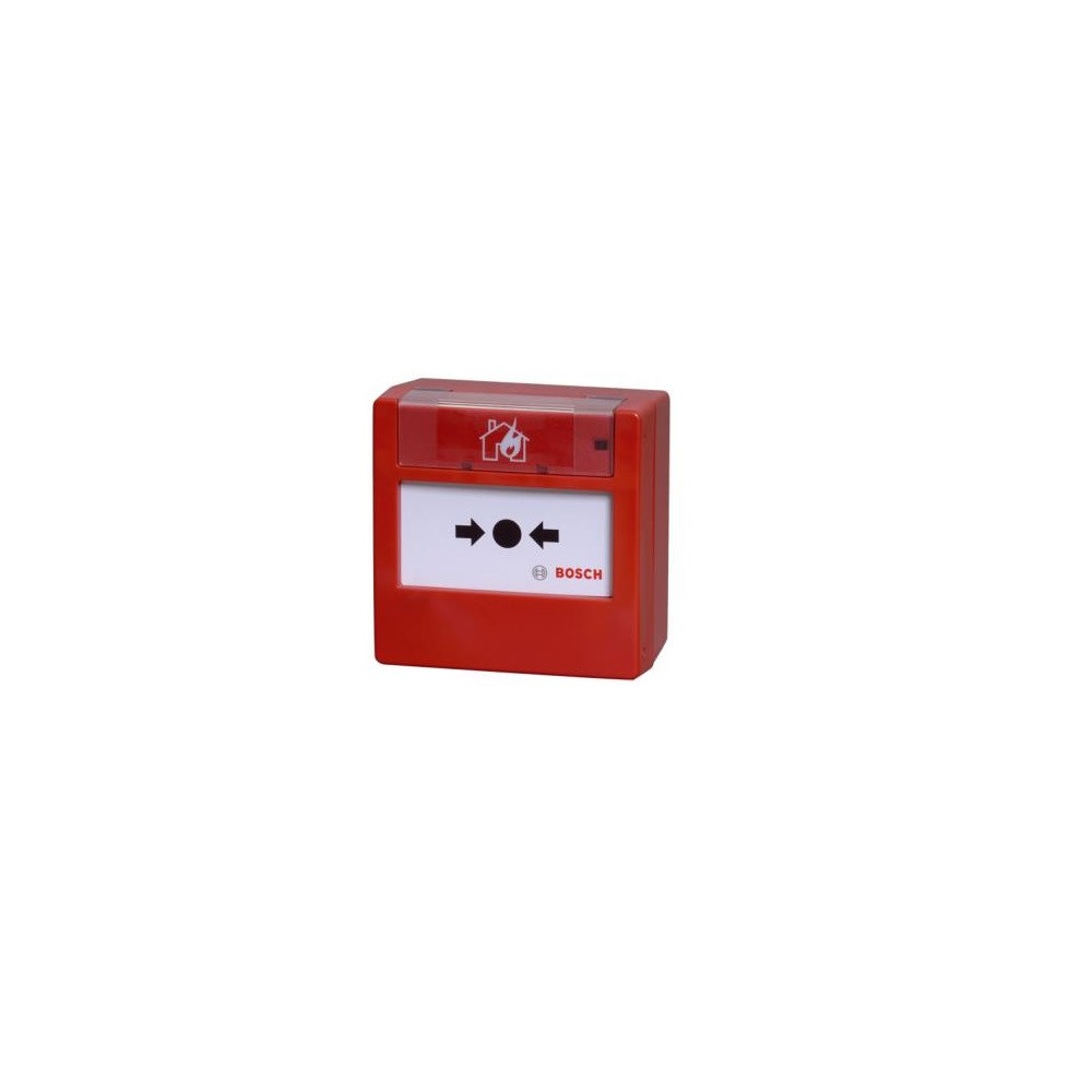 FMC-300RW-GSRRD Pulsador alarma rearme mont. sup., rojo BOSCH